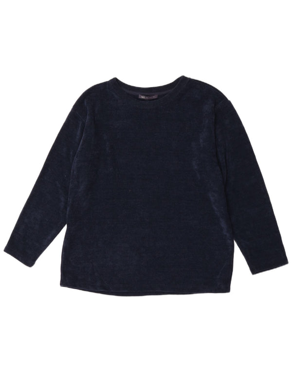 Marks & Spencer Ανδρικό τοπ μακρυμάνικο μεγάλο Navy Blue Polyester