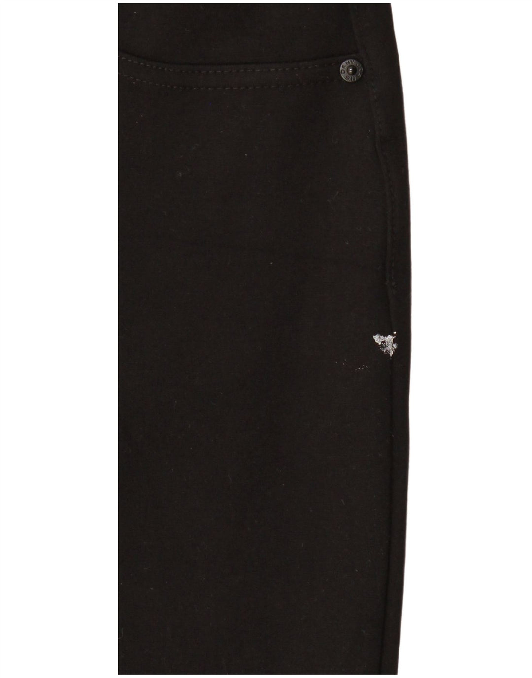 Γυναικείο ίσιο casual παντελόνι Dkny Small W27 L28 Μαύρο Viscose