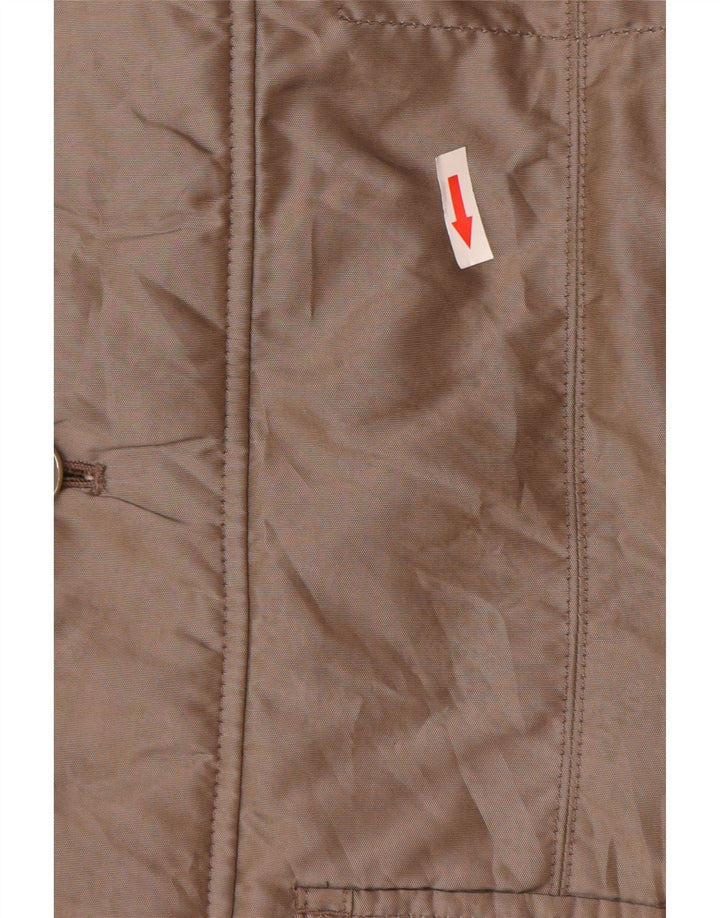 Geox Mens Respira Utility Jacket UK 42 XL Brown Polyamide