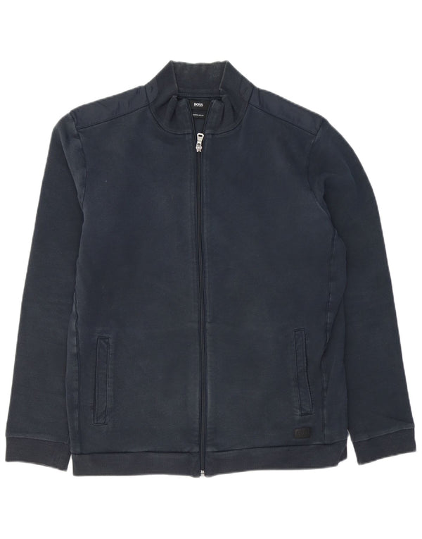 Ανδρική φόρμα Hugo Boss Regular Fit Top Jacket Large Navy Blue από βαμβάκι