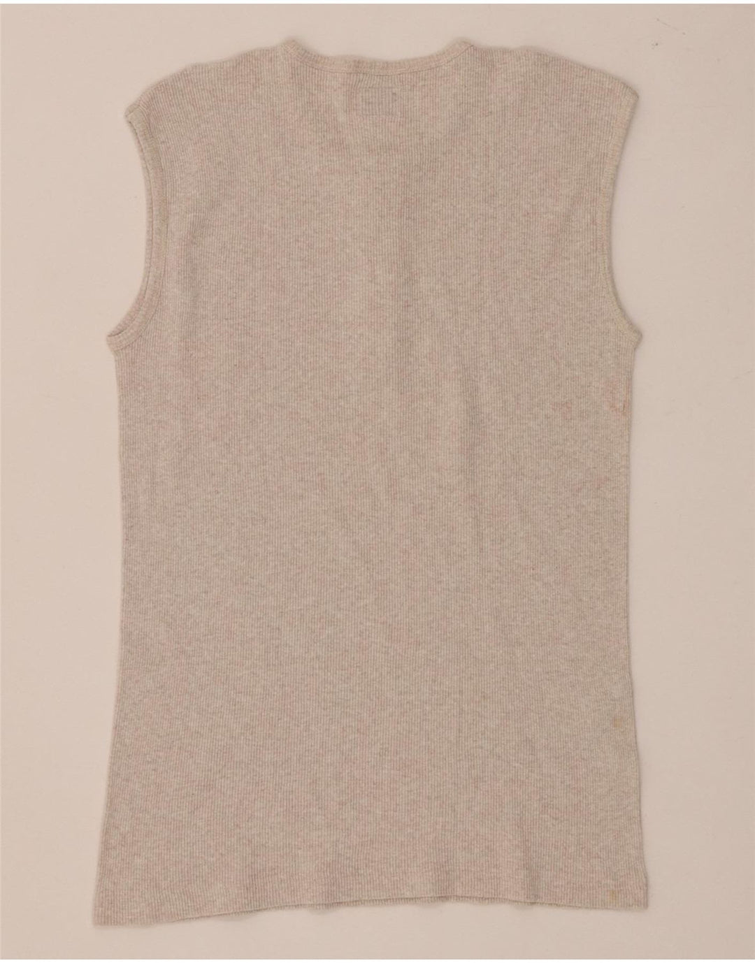 Γυναικείο γιλέκο Levi's Top UK 14 Large Beige Flecked Cotton