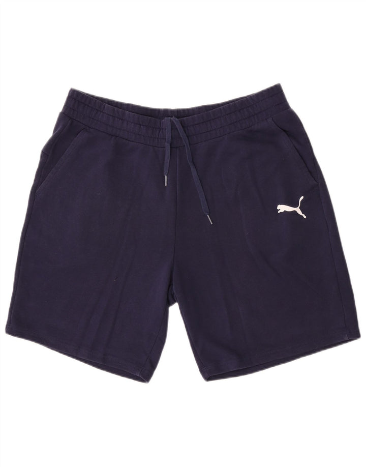 Ανδρικό αθλητικό σορτς Puma XL Navy Blue Cotton