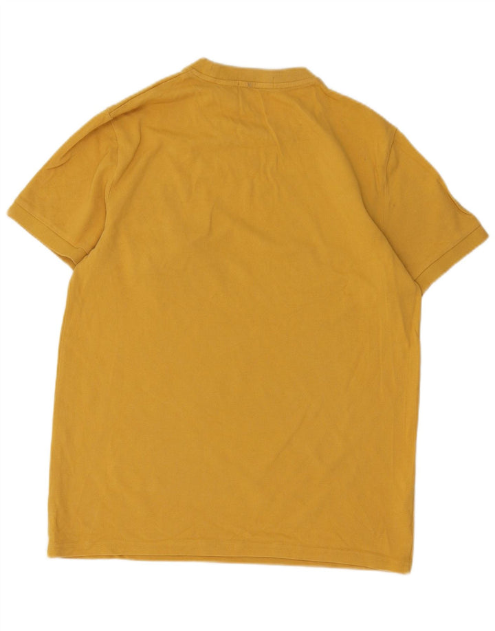 Fred Perry Ανδρικό T-Shirt Μπλουζάκι από μεσαίο κίτρινο βαμβάκι
