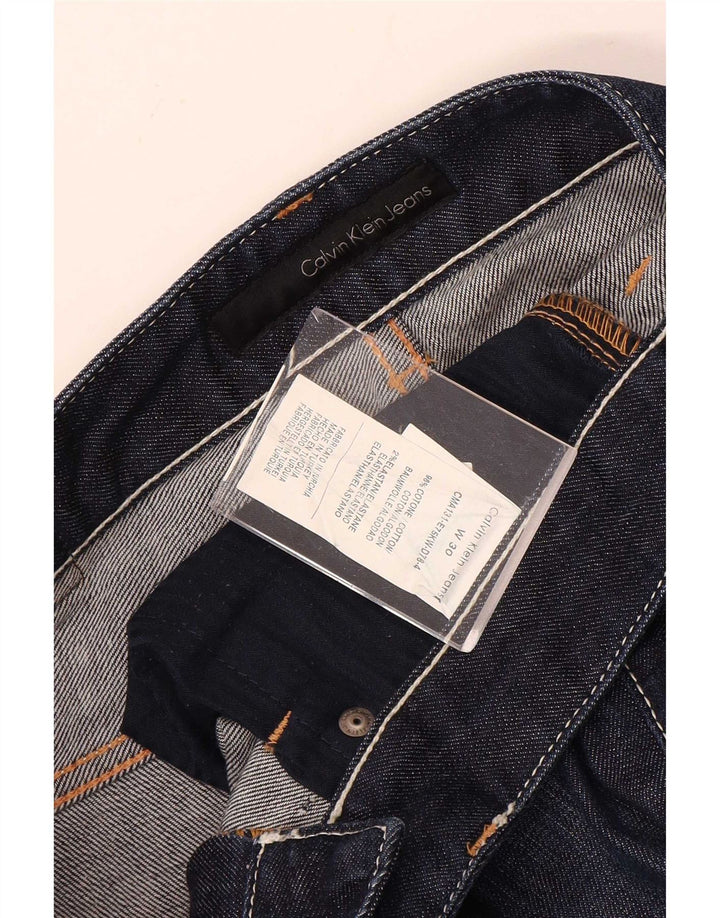 Calvin Klein Γυναικεία Bootcut Jeans W30 L32 Navy Blue Cotton