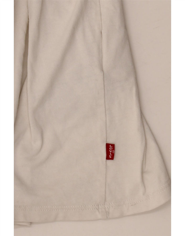 Γυναικείο γραφικό μπλουζάκι LEVI'S Top UK 20 2XL Λευκό