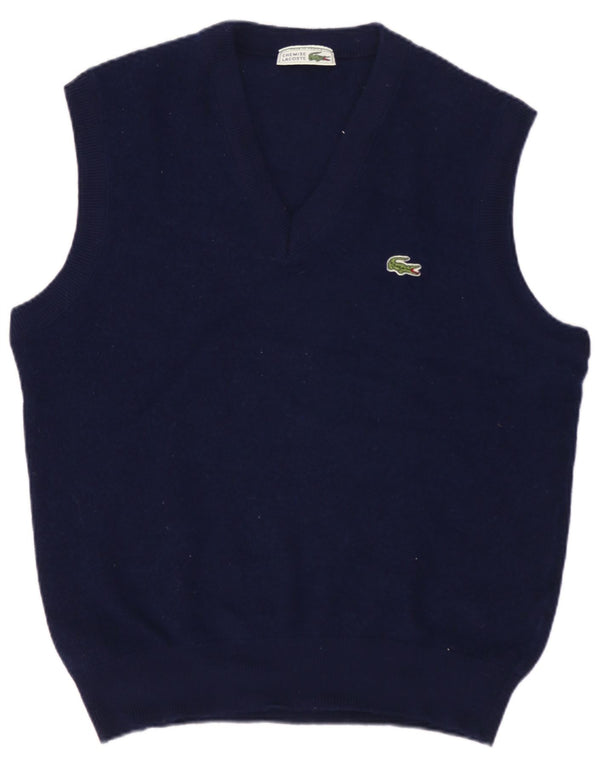 LACOSTE Ανδρικό γιλέκο Tank Top Size 5 Large Navy Blue Wool