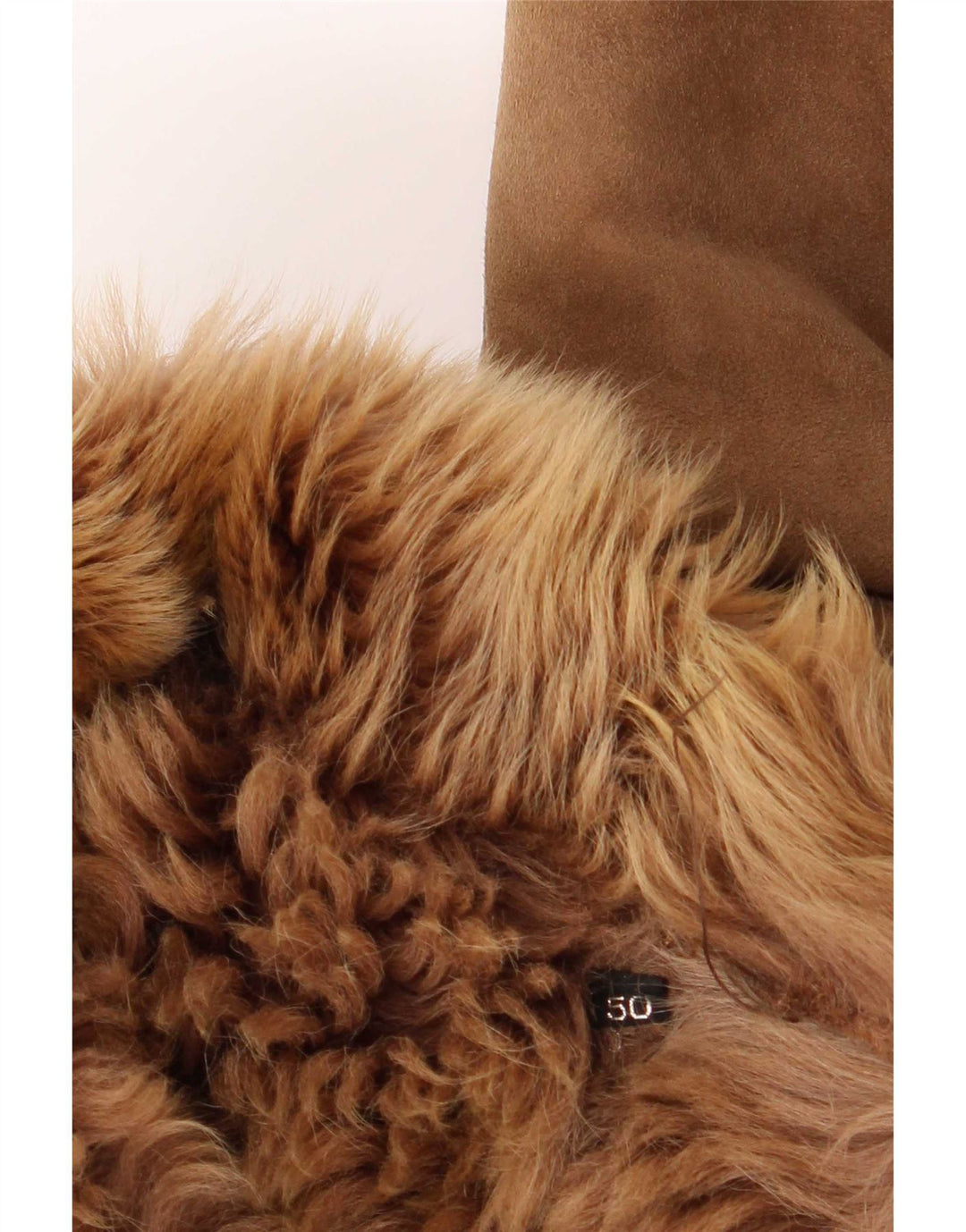 Vintage Γυναικείο Loose Fit Shearling Jacket IT 50 XL Brown Classic