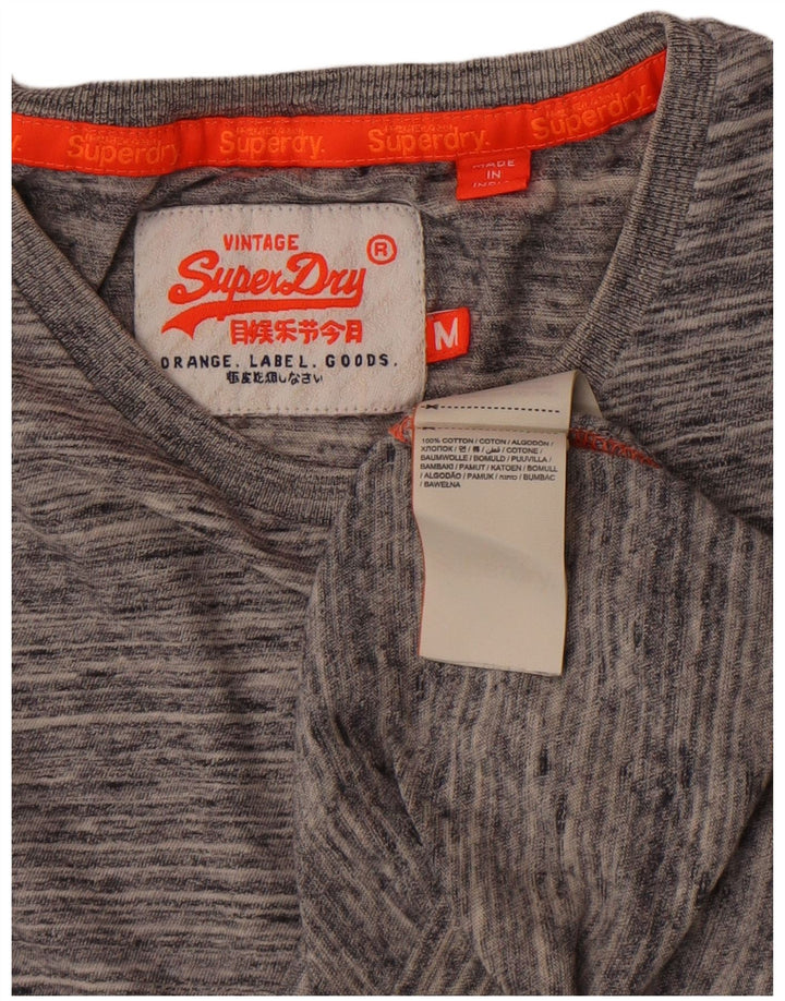 Ανδρικό T-Shirt Superdry Top Βαμβακερό μεσαίο γκρι