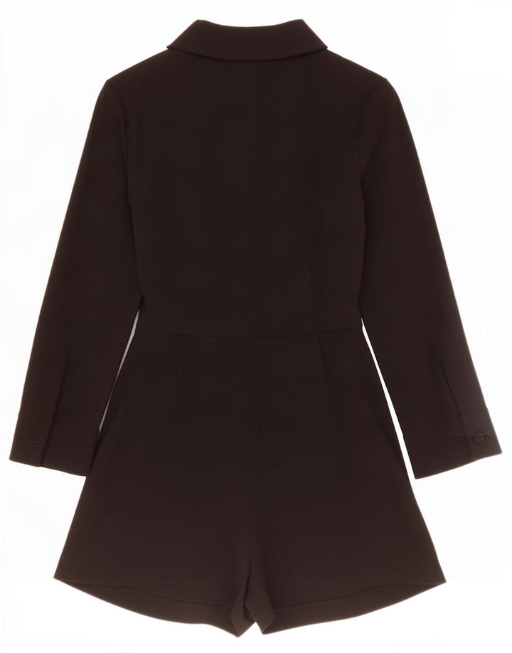 Zara Γυναικεία μακρυμάνικη φόρμα UK 10 Small Black Polyester