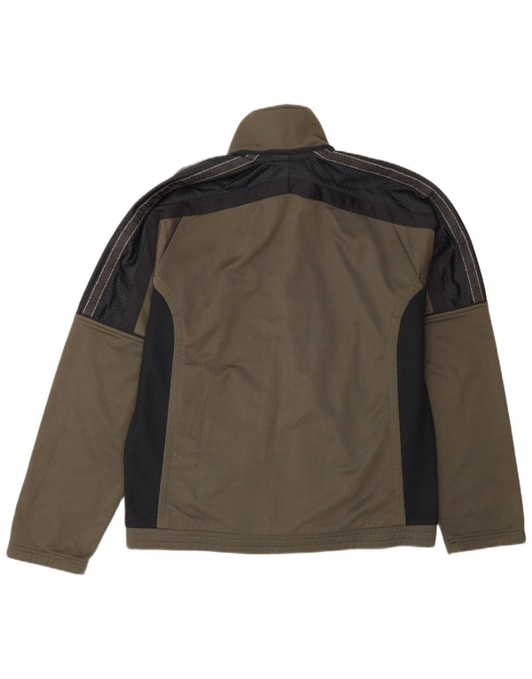 Ανδρική φόρμα Asics Top Jacket Medium Khaki Colourblock