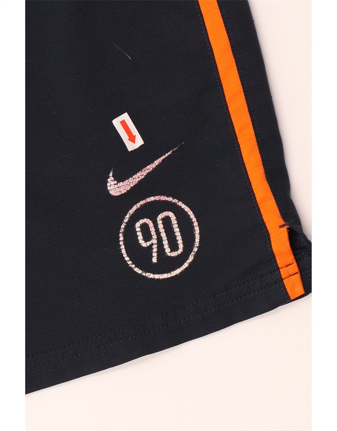 NIKE Boys Graphic Sport Shorts 13-14 Years XL Navy Blue Polyester Vintage Nike and Second-Hand Nike from Messina Hembry 