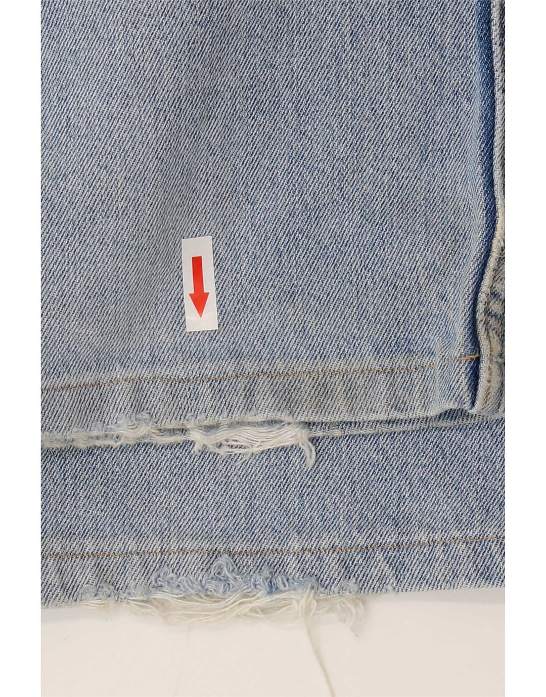 Levi's Mens 501 Distressed Straight Jeans W36 L28 Μπλε βαμβακερό