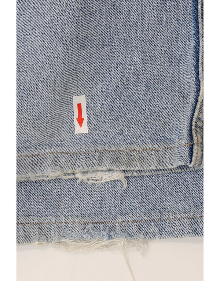 Levi's Mens 501 Distressed Straight Jeans W36 L28 Μπλε βαμβακερό