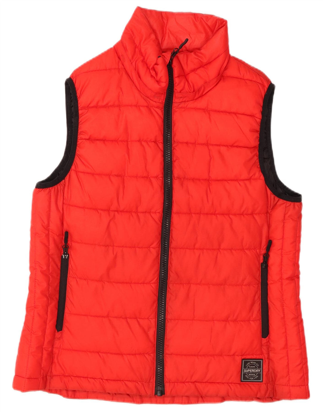 SUPERDRY Γυναικεία padded Gilet UK 18 XL Red Polyester