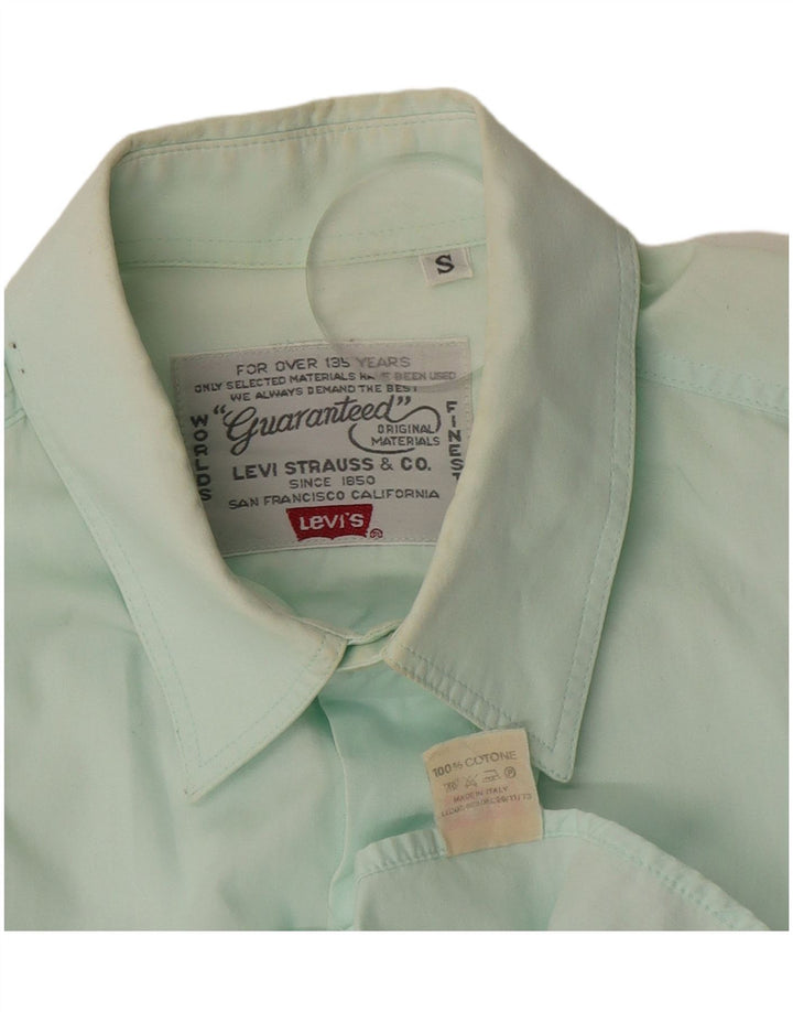Ανδρικό πουκάμισο Levi's Μικρό Τυρκουάζ Βαμβακερό