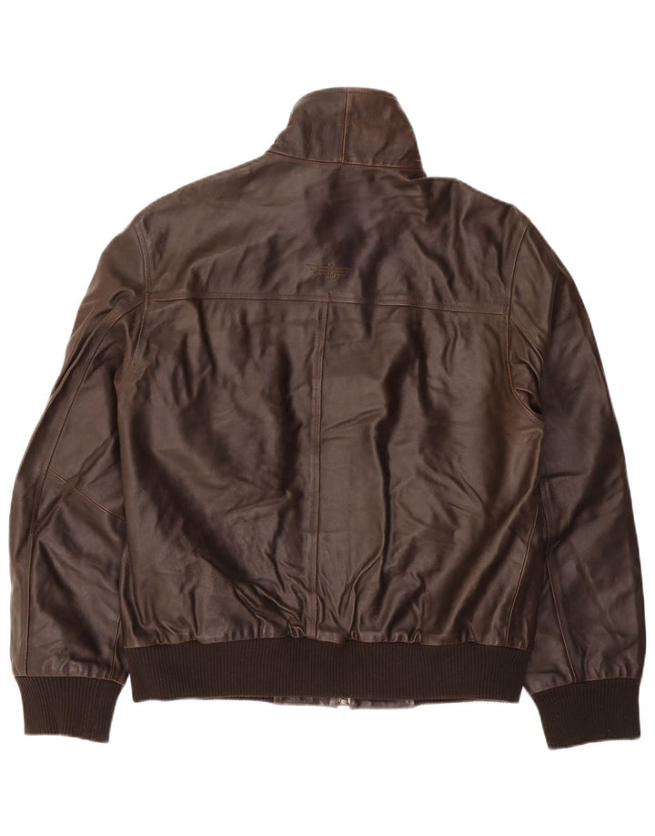 Dockers Ανδρικό Δερμάτινο Μπουφάν UK 40 Large Brown