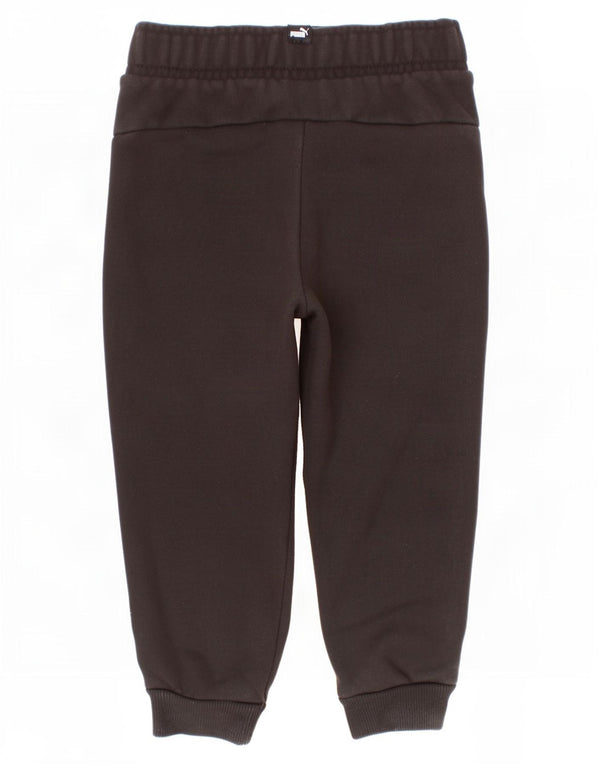 Puma Boys Tracksuit Trousers Joggers 3-4 Years Μαύρο