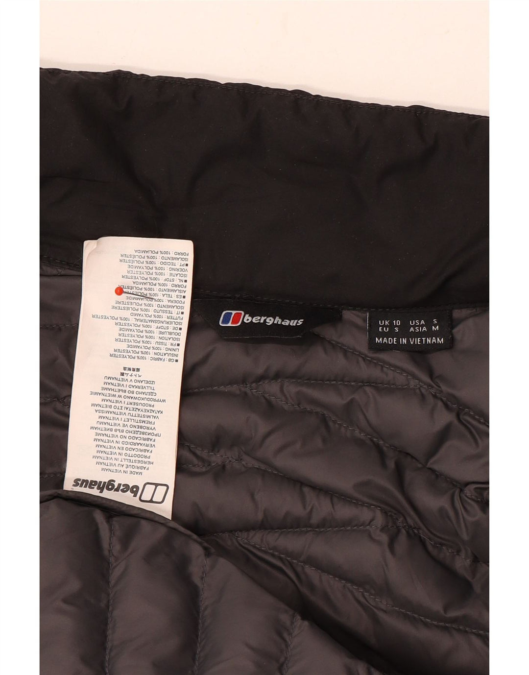 Γυναικείο μπουφάν BERGHAUS με επένδυση UK 10 Small Black Polyester