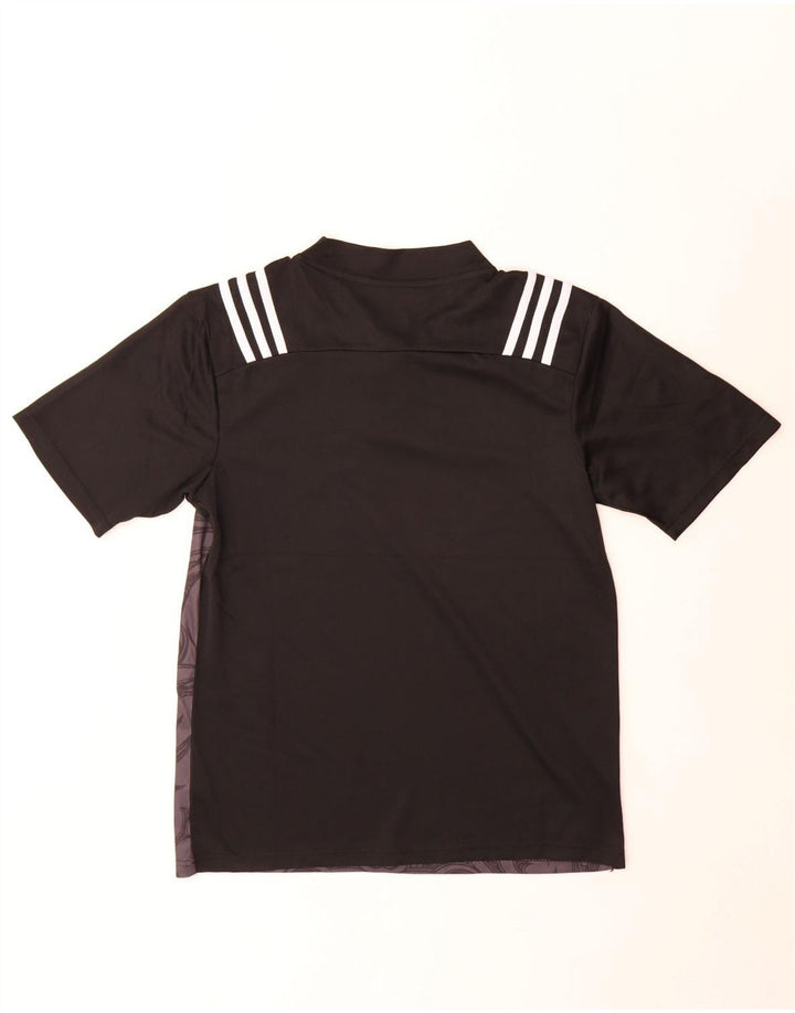 Ανδρικό γραφικό T-Shirt Adidas Top Medium μαύρο Paisley Πολυεστέρας