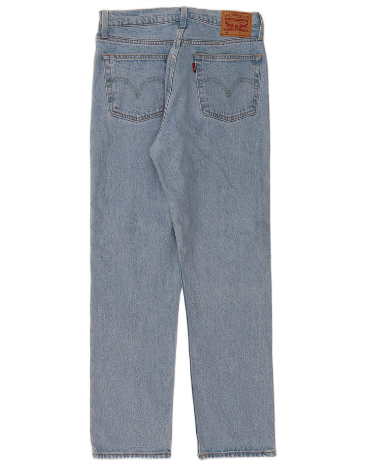 Levi's Womens 501 Straight Jeans W28 L28 Blue Cotton