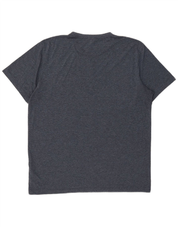 Ανδρικό T-Shirt Reiss Top 2XL Navy Blue Flecked Polyester