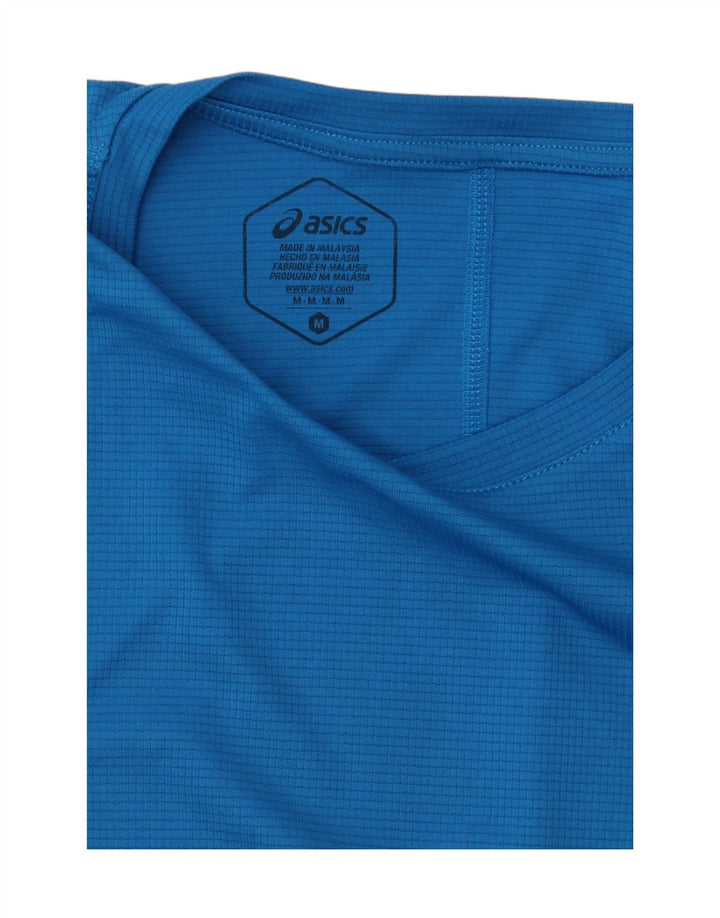 Ανδρικό T-Shirt Asics Top μεσαίο μπλε πολυεστέρας