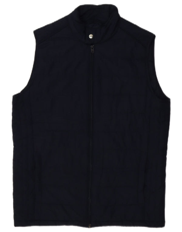Jack & Jones Ανδρικό padded Gilet UK 38 Medium Navy Blue