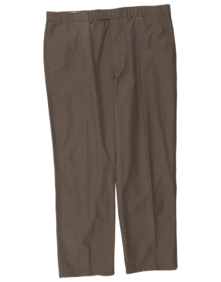 Ανδρικό ίσιο παντελόνι Marks & Spencer W38 L29 Γκρι βαμβακερό