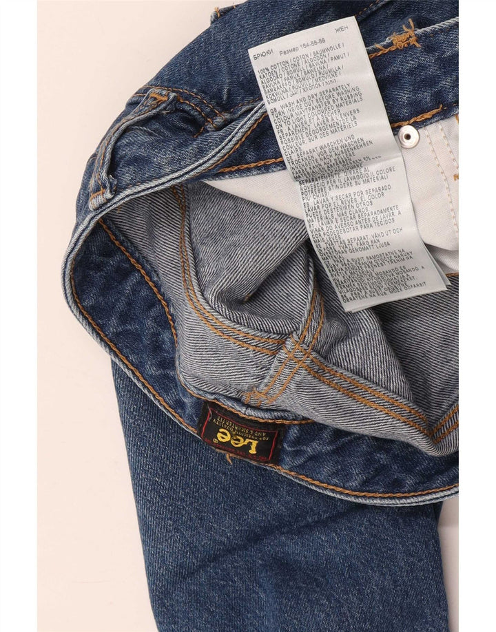 Lee Mens Carol Cropped Jeans W28 L25 Blue Cotton