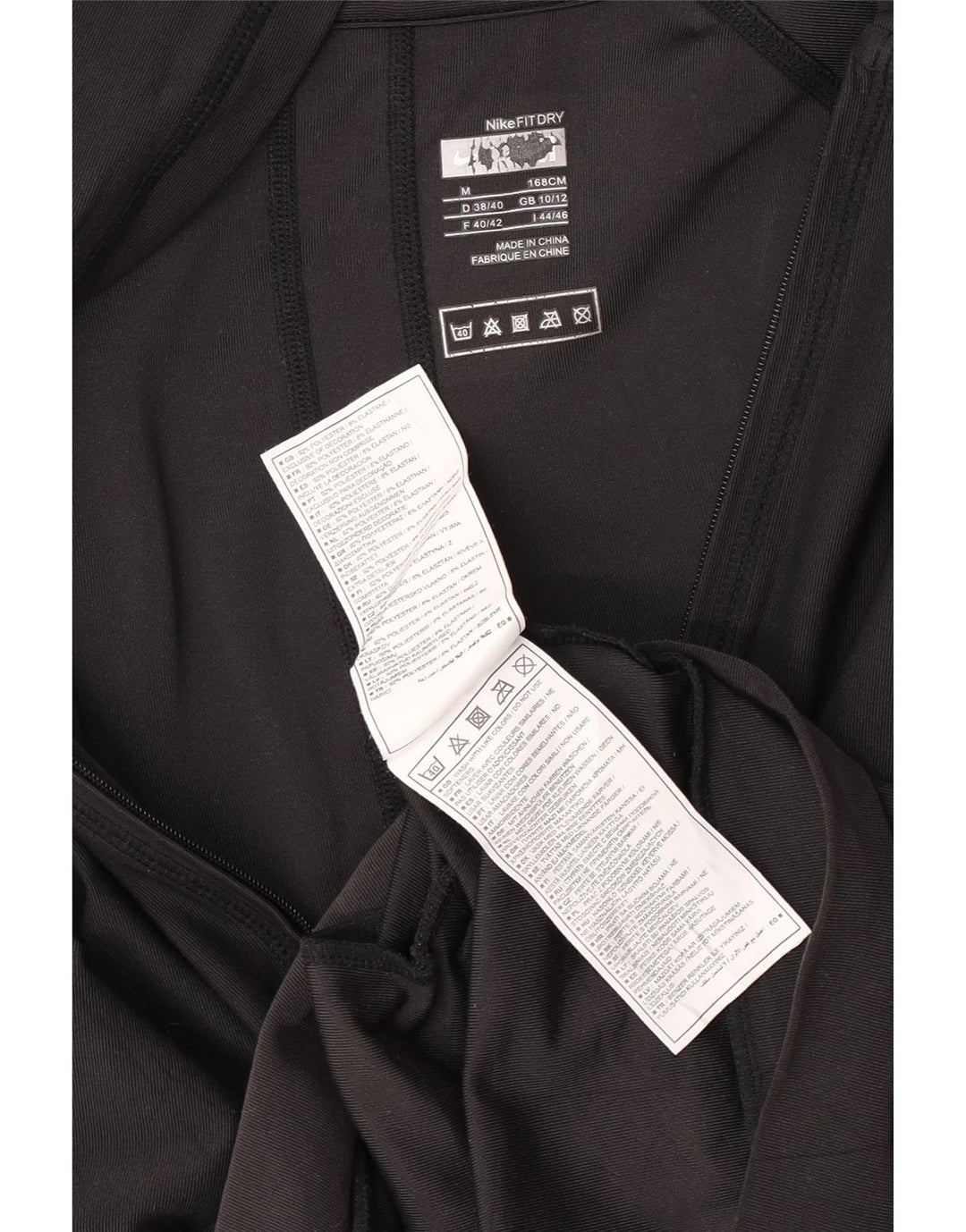 Γυναικείο πουλόβερ με κουκούλα με φερμουάρ Nike UK 10/12 Μεσαίο μαύρο πολυεστέρα