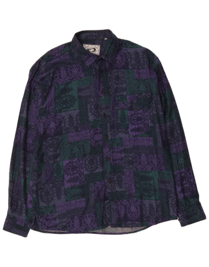 Ανδρικό πουκάμισο VINTAGE 44 XL Πολύχρωμο βαμβακερό Paisley