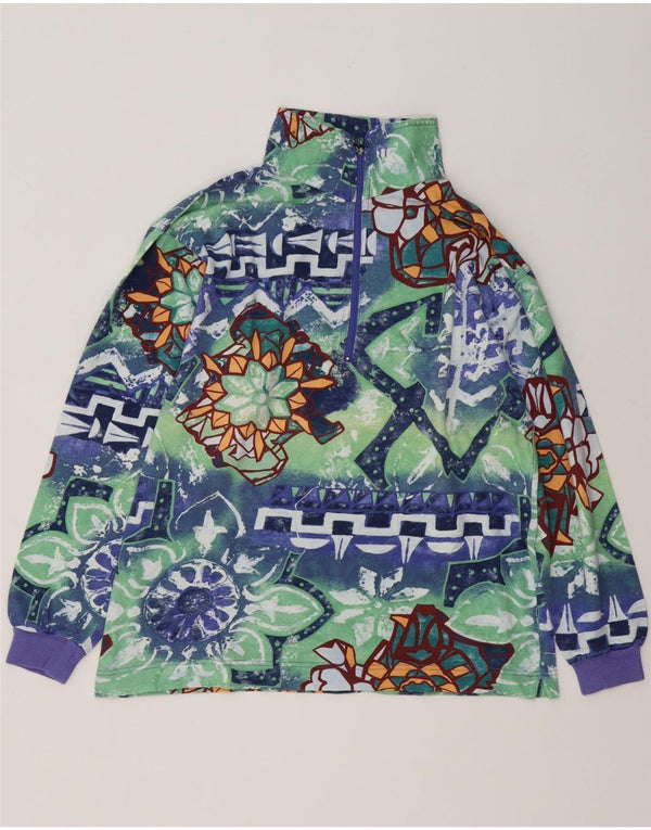 Maser M Γυναικεία φούτερ με φερμουάρ Jumper UK 16 Large πολύχρωμα Floral