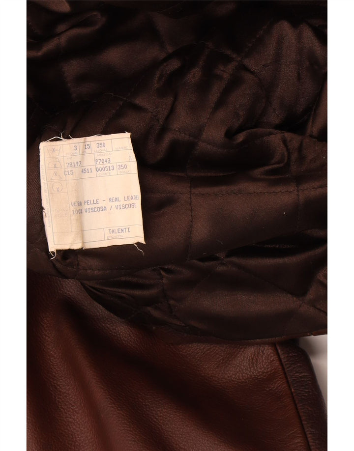 Hide Park Ανδρικό Δερμάτινο Μπουφάν IT 52 XL Καφέ Δερμάτινο