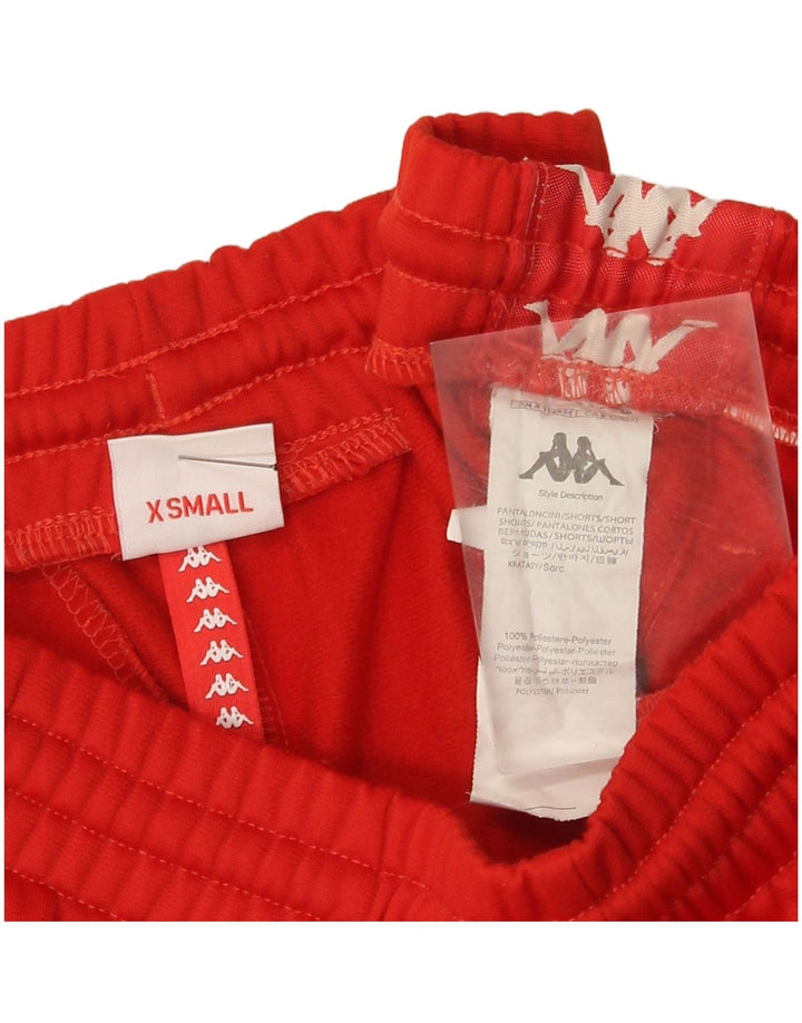 Ανδρικό γραφικό αθλητικό σορτς Kappa XS Red Polyester