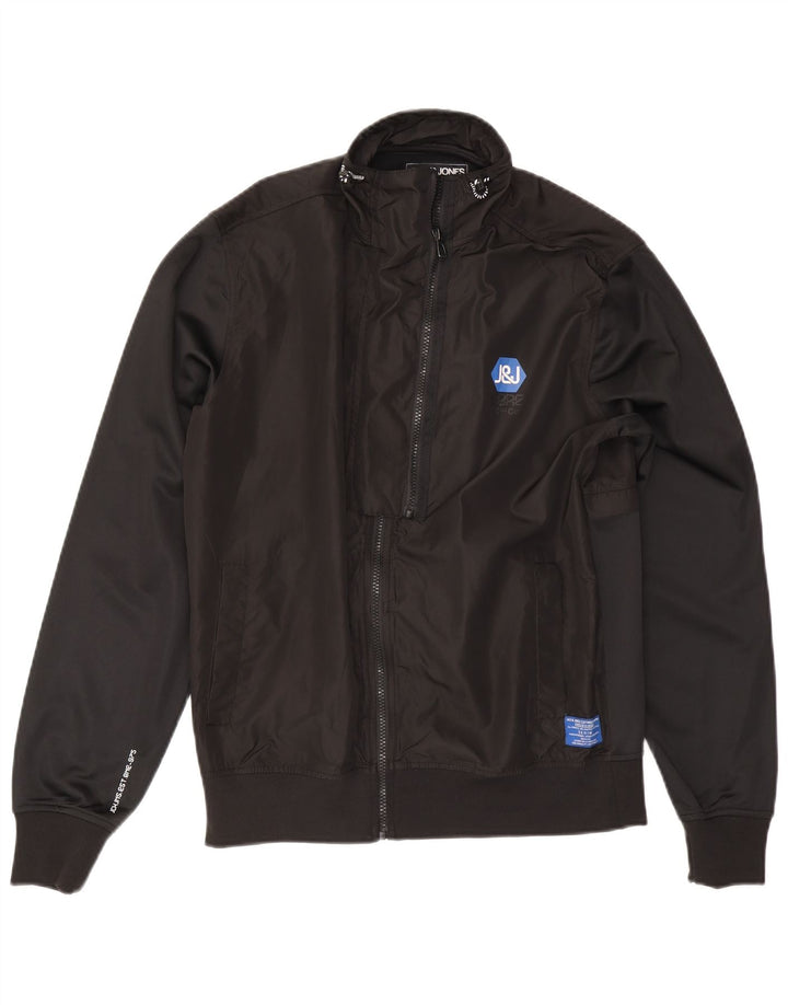 Jack & Jones Ανδρικό Bomber Jacket UK 40 Large Black Polyester
