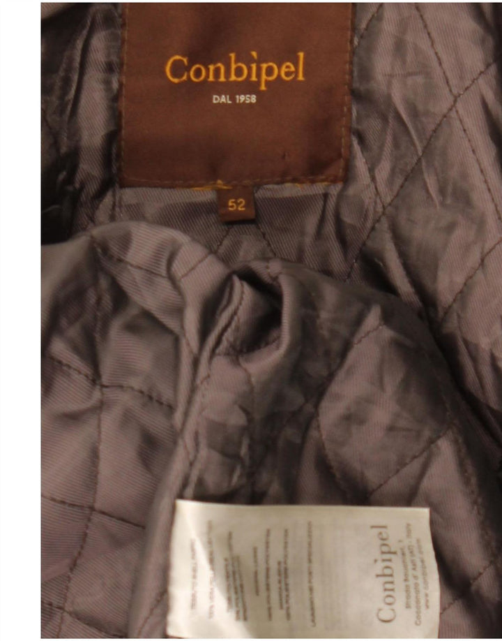 Ανδρικό δερμάτινο μπουφάν Conbipel Military IT 52 Large Grey Leather