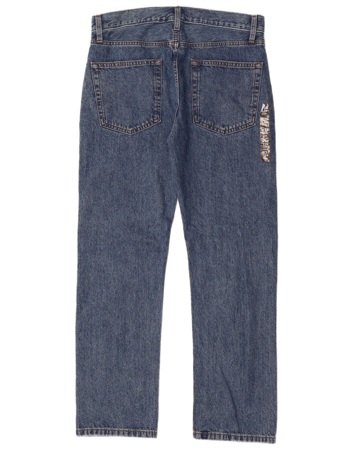 Ανδρικό τζιν ίσιο Marks & Spencer W32 L29 Μπλε βαμβακερό