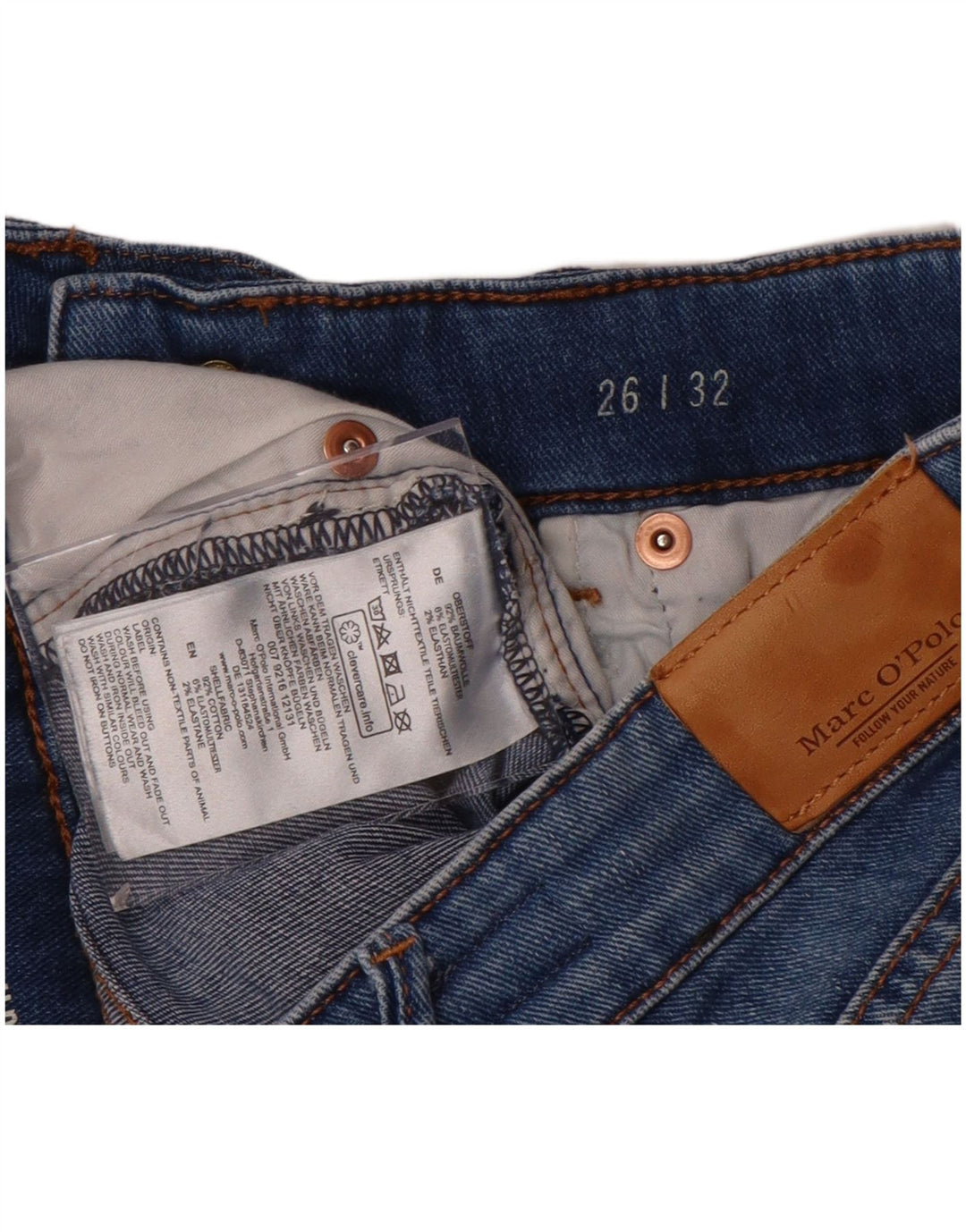 Marc O'Polo Γυναικείο Slim Jeans W26 L32 Μπλε βαμβακερό