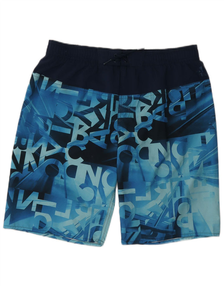 Adidas Boys Graphic Swimming Σορτς 15-16 ετών Μπλε Πολυεστέρας