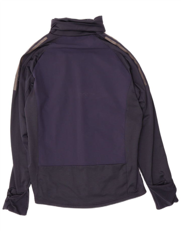 Adidas Ανδρικό τοπ Μάντσεστερ Γιουνάιτεντ με γραφικό μακρυμάνικο μεσαίο μπλε ναυτικό