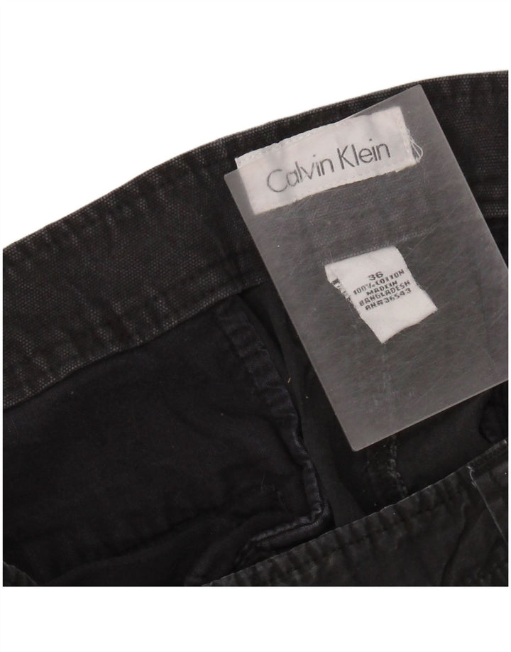 Ανδρικό σορτς Cargo CALVIN KLEIN W36 μεγάλο μαύρο βαμβακερό