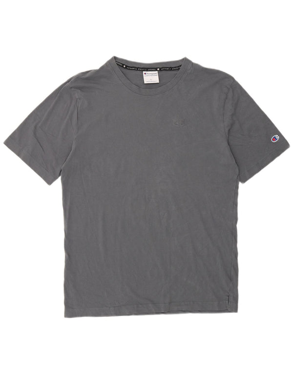 Champion Ανδρικό T-Shirt κανονικό μπλουζάκι, μεγάλο γκρι βαμβακερό