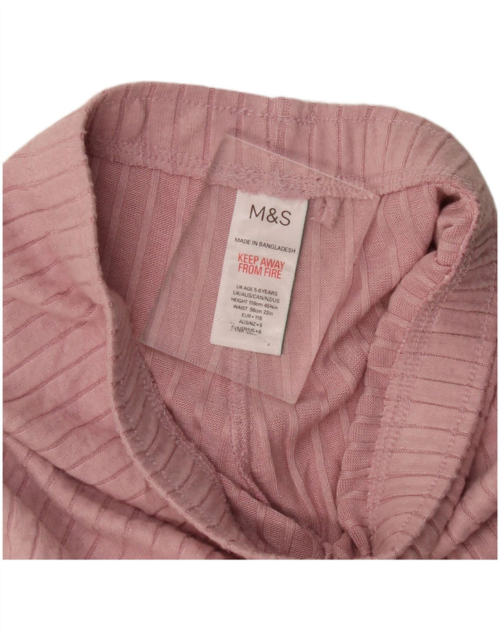 Marks & Spencer Girls Σετ 2 τεμαχίων 5-6 ετών Ροζ βισκόζη