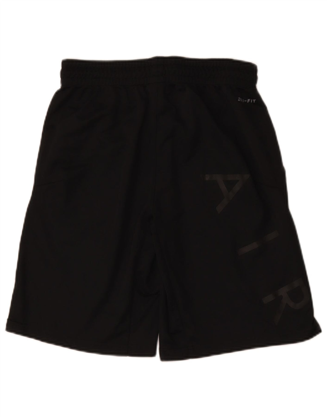 Ανδρικό γραφικό αθλητικό σορτς Jordan Dri Fit, μεσαίο μαύρο πολυεστέρα