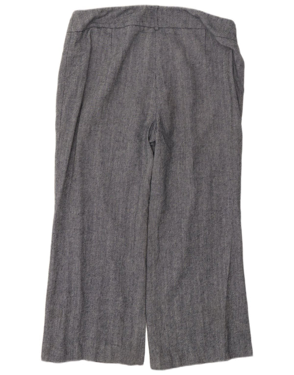 Marks & Spencer Γυναικείο ψηλόμεσο παντελόνι UK 16 Large W34 L26 Navy