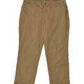 LEE Womens Straight Chino Trousers US 18 2XL W36 L27  Brown Cotton | Vintage Lee | Thrift | Second-Hand Lee | Used Clothing | Messina Hembry 