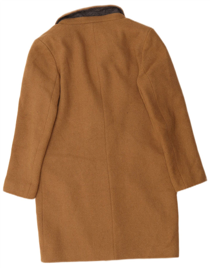 Marks & Spencer Γυναικείο Oversized Πανωφόρι UK 10 Small Beige Wool