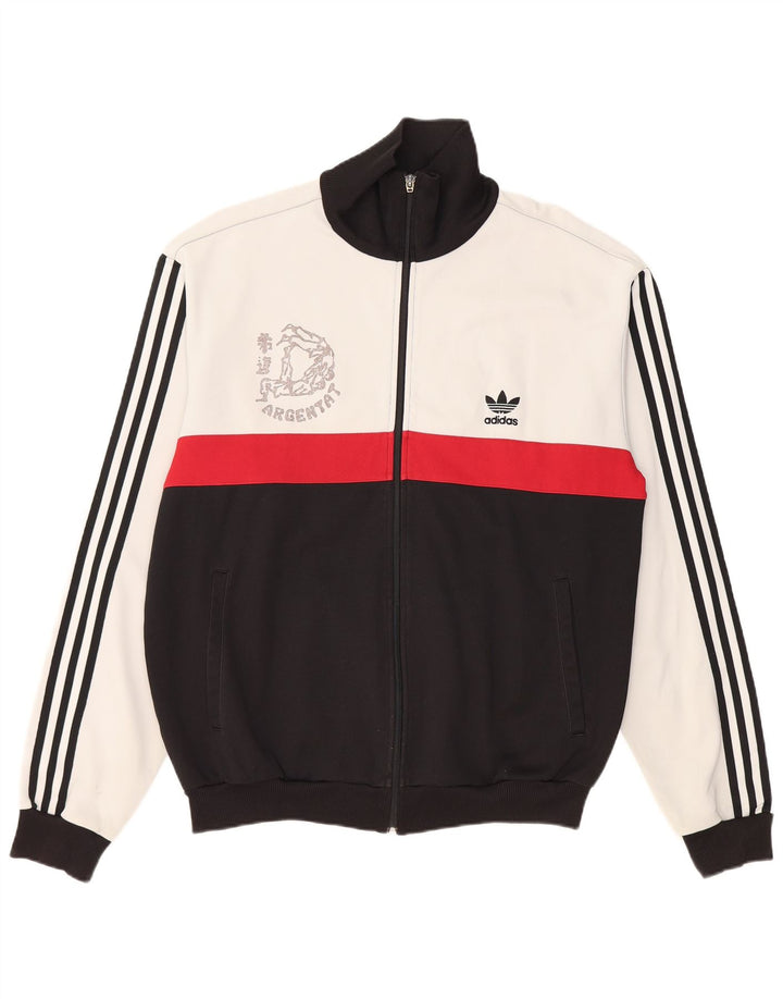 Ανδρική φόρμα γυμναστικής γραφική Adidas Top Jacket XL Μαύρο Colourblock Βαμβακερό