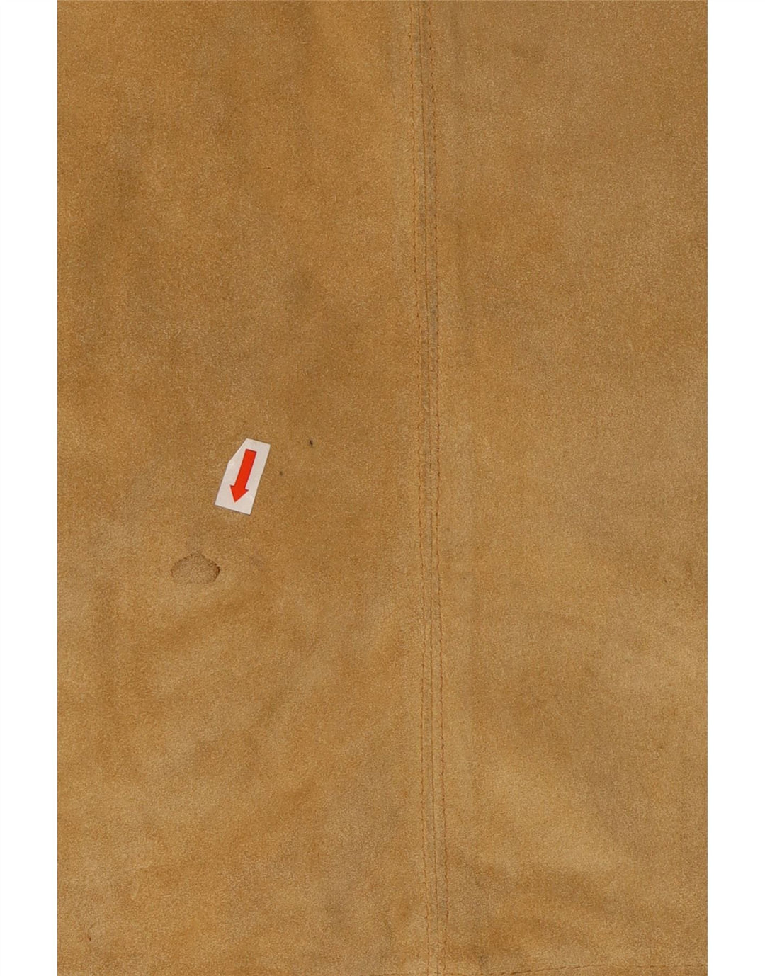 VINTAGE Γυναικεία Mini Suede Φούστα Medium W28 Beige Δερμάτινη