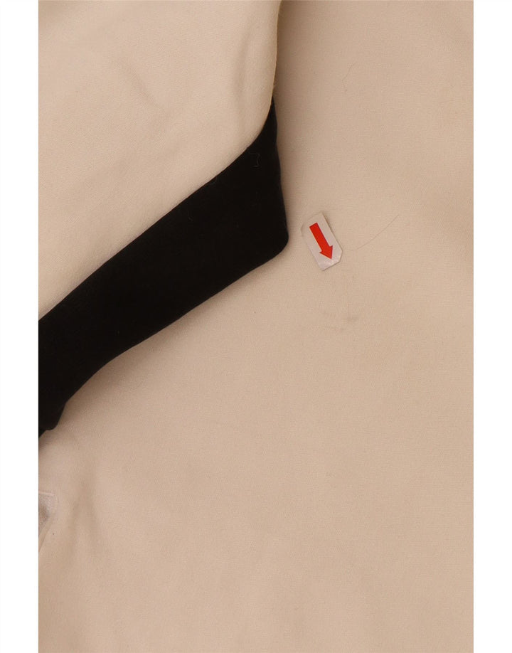 Ανδρικό πουλόβερ με κουκούλα με φερμουάρ PUMA XL σε ανοιχτό λευκό χρώμα, βαμβακερό